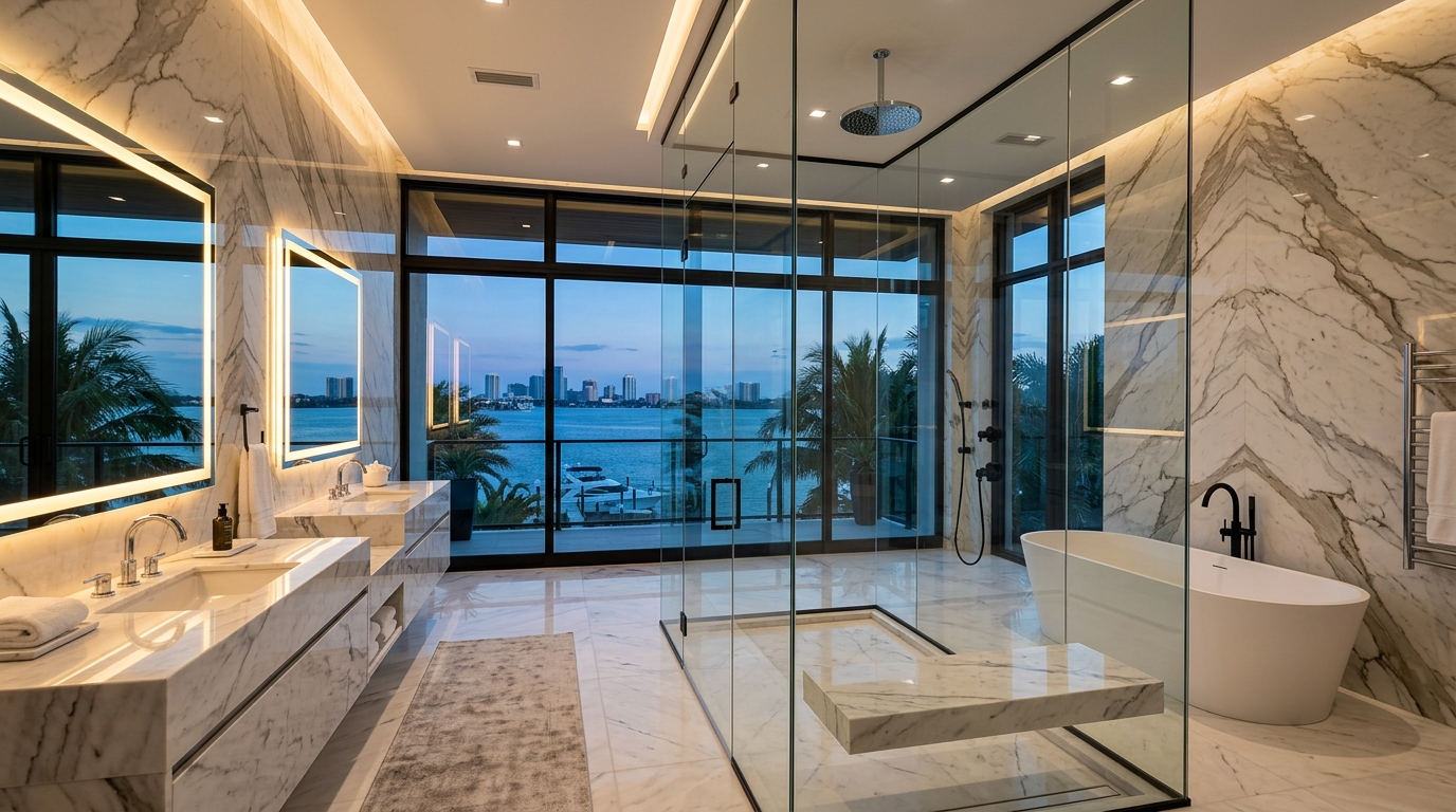 Luxury Master Bathroom Plumbing Engineering