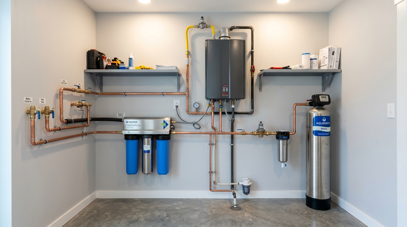 Navien High-Efficiency Tankless Water Heater Installation
